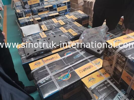 SINOTRUK HOWO Schwarze Bremsbeläge LKW- und Anhängerteile WG9231342069