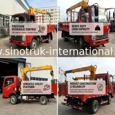 Maschinenbau-LKW brachte mobilen Kran/LKW angebrachtes Hebezeug an
