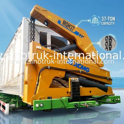 Hochleistungs-LKW angebrachter hydraulischer Kran, 37 Tonnen LKW-Hebemaschinen-Kran-