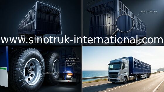 Logistische Industrie-Tri Achsen-halb Kipper, Fracht-halb niedriger Bett-Anhänger