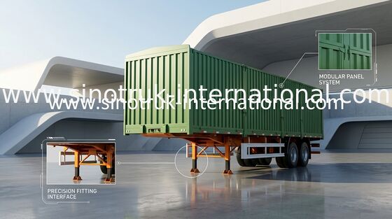 Hohe Leistungsfähigkeits-Speicher-Stangen-halb Anhänger-LKW-flexibles verschiedenes