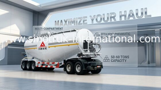 zement-Behälter-halb Anhänger-LKW ISO/3C/BV/IFA Mangans 48.5cbm Stahlmassen/SGS