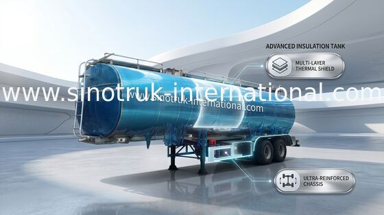 Anhänger-LKW der Aluminiumlegierungs-Tanker-harten Beanspruchung halb für Lagerung