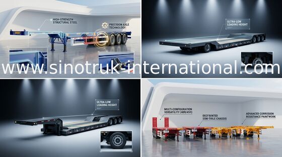 Transport SIONTRUK INTERNATIONALER halb Anhänger-halb Traktor-LKW