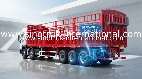Kohlenstoffstahl-halb Sattelzugmaschine und Auflieger großer LKW-Anhänger 28T JOST