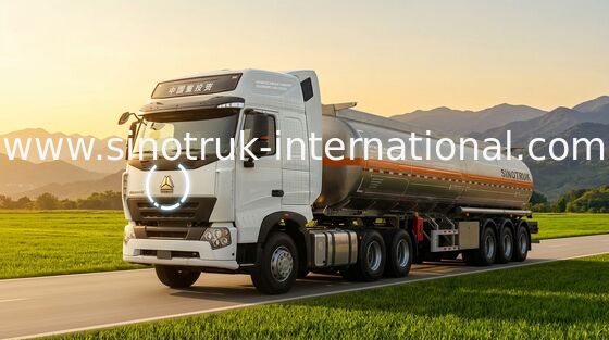 Brennöllieferungs-halb LKW HOWO A7 mit Anhänger 60000 Liter 65000 Kilogramm