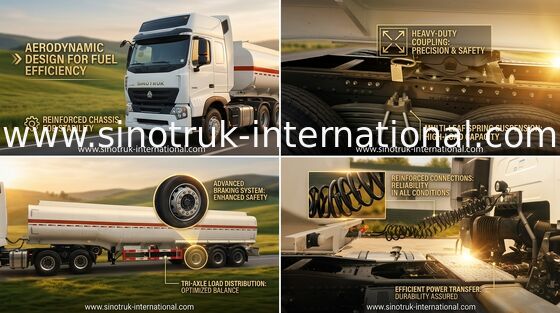 50 - 80 Tonnen 60cbm-Öl-Tankwagen-für Heizöl-Transport-Polyurethan-Malerei
