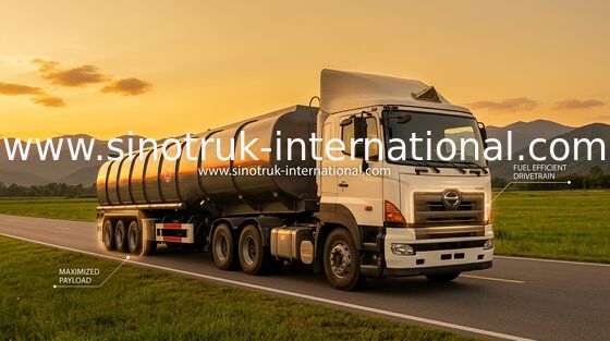 Öl-halb Anhänger-LKW SINOTRUK HOWO, Dieseltankwagen mit Anhänger