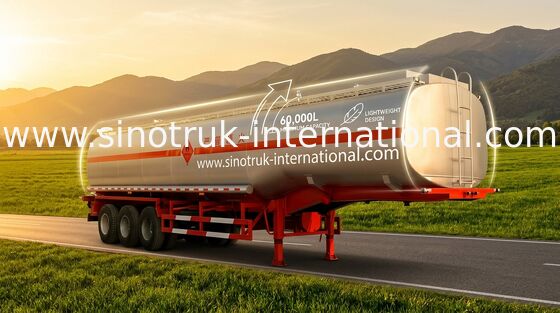 Anhänger-LKW der Kohlenstoffstahl-Tanker-harten Beanspruchung halb für Lagerung/das Tragen ölt