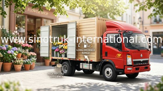 Internationale Transporter-hohe Leistungsfähigkeit HOWO 12 Tonnen Fracht-LKW-