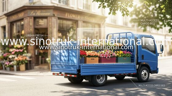 Einzelne Transporter ZZ1047C3414C1R45 der Reihen-HOWO mit A/C, zwei Sitze