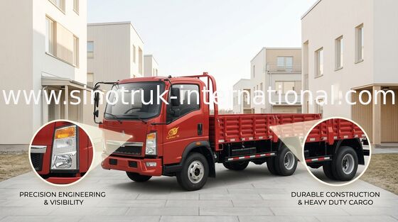 HOWO-energiesparender Feuergebührenkasten tauscht SINOTRUK HOWO LHD 116HP ZZ1127D3615C1