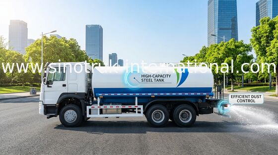 SINOTRUK HOWO Sprinkler-Wasserbehälter 10-25CBM 6 X 4 Euro 2 400 PS