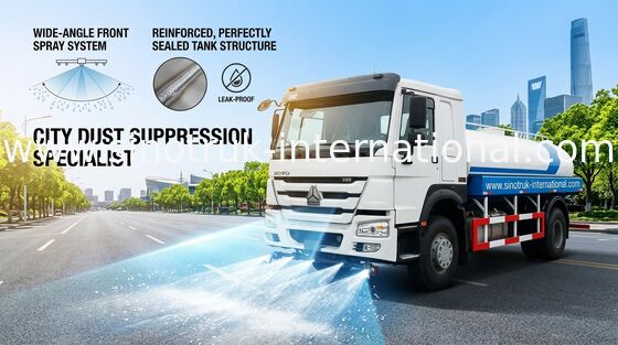 Hohe Leistungsfähigkeits-Bau-Wasser-Tankwagen 10CBM mit 360 Grad Rotations-