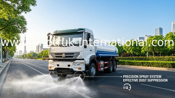 Gestalten Sie das Technik-Wasser landschaftlich, das Tankwagen SINOTRUK 25CBM ZZ1251M4441W besprüht