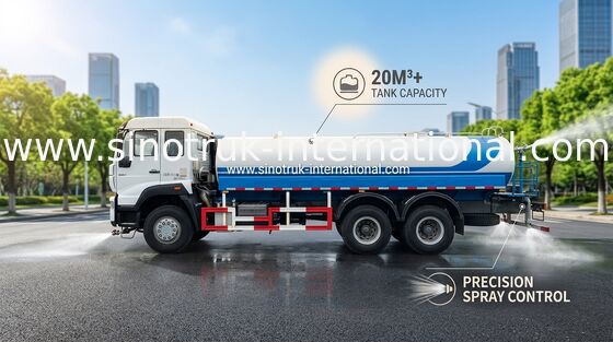 5000 reifen 9920 des Gallonen-Wasser-Tankwagen-SINOTRUK 11.00R20 Radial× 2496 × 3550 Millimeter