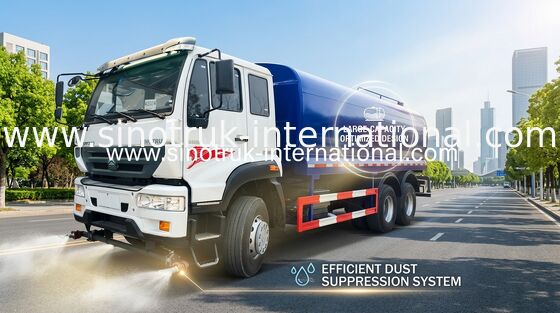 Gestalten Sie Technik-Wasser-Spray-LKW SINOTRUK 16CBM ZZ1251M4441W landschaftlich