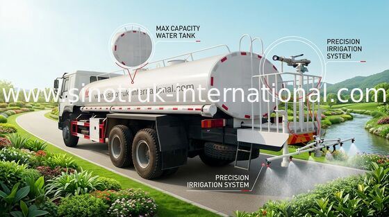 Wasser-Tankwagen der Hochleistungs-18CBM für Notfeuerbekämpfung