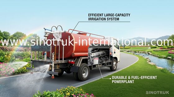 Wasser-Tankwagen ZZ1127G4215C1 SINOTRUK HOWO für die Straßen-Spülung
