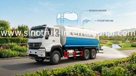 Wasser-Berieselungsanlagen-LKW der Hochleistungs-20CBM mit interner rostfester Behandlung