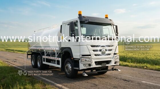 4650 1350mm Radstand Wassertankwagen mit VGD95 Vorderachse Leistung und Kapazität