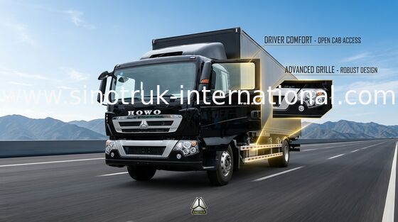 Semi-trailer Cargo Van Truck SINOTRUK HOWO 16-20 Tonnen 4X2 LHD 290HP