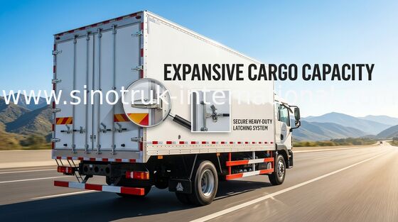 4X2 LHD 290HP Handels-LKW-und Vans With 5600*2300*600mm Körper-Fracht