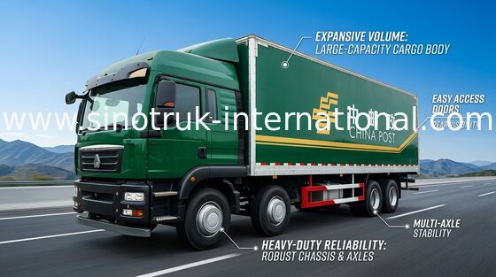 SINOTRUK HOWO Cargo Van Truck 30 - 40 Tonnen 6x2-Euro-2 336HP für Logistik-Industrie
