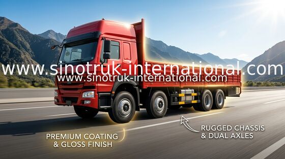 Dieselkraftstoff-Transport-Fracht-LKW 30-60 Tonnen 8X4 LHD Euro2 336HP