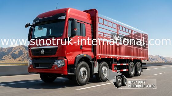Lager-Art Fracht-Stangen-LKW SINOTRUK HOWO 8X4 LHD Euro2 336HP