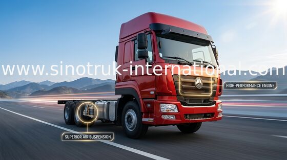 Hochleistungsfracht-LKW SINOTRUK 30-60 Tonnen 12 Räder LHD Euro2 336 HP
