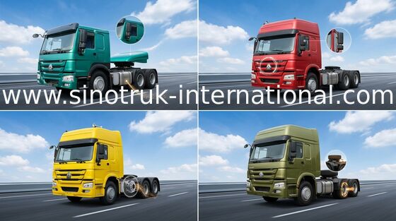 Traktor-LKW RHD 6X4 10 SINOTRUK HOWO dreht Euro2 371HP ZZ4257S3241W