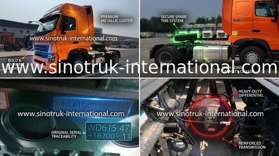 Dieselmotor-internationaler Traktor-LKW-Kopf für Baustelle