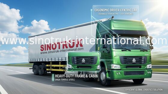 Hochleistungs-Traktor-Kopf-LKWs, 266-420hp Sinitruk Sattelzug-LKW