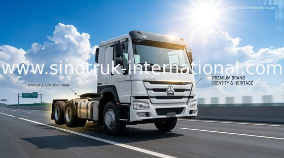 Sinotruk Howo Gebraucht Refurbished Traktor Trucks 6 × 4 in gutem Zustand