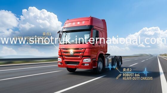 Traktor-LKW SINOTRUK HOWO LHD 6X4 Euro2 380HP ZZ4257S3241W