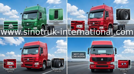Traktor-LKW LHD 6X4 Euro2 371HP ZZ4257S3241V SINOTRUK HOWO