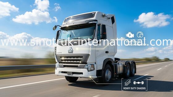 Haupt-LKW-Anhänger LHD 6X4 Euro2 336HP mit zwei Liegeplatz ZZ4257N3247N1B