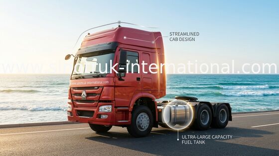 Traktor-LKW SINOTRUK HOWO LHD 4X2 Euro2 371HP ZZ4187S3511W