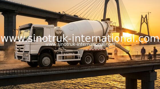 Hoher niedriger Transportmischer LHD 6×4 10wheels der Pferdestärken-400HP des Kraftstoffverbrauch-HOWO