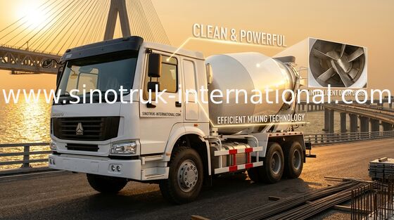 10CBM Anhänger angebrachter Mischer, Rad-Mischer-Pumpen-LKW RHD 10