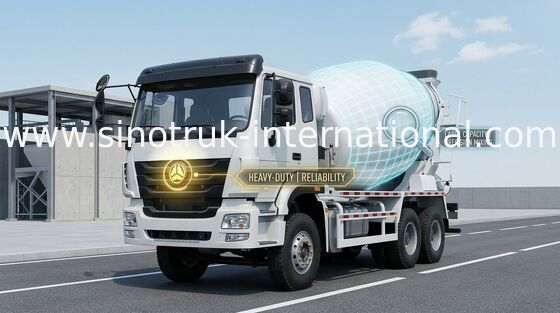 Hohe Leistungsfähigkeits-Hydraulikpumpe-Betonmischer-LKW für Baustelle