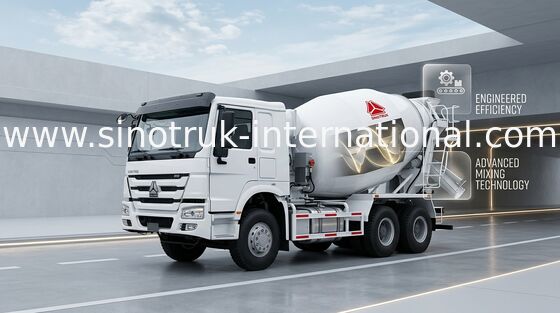 Mischer-Pumpen-LKW ZZ5257GJBM3647W 9CBM 290HP 6X4 LHD