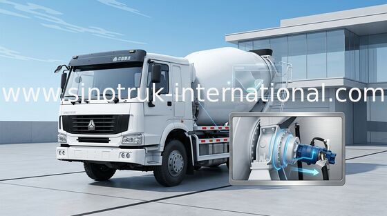 Mischer-LKW 12CBM 371HP 6X4 RHD ZZ5257GJBN4048W SINOTRUK HOWO