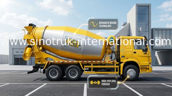 Mischer-LKW SINOTRUK HOWO 12CBM Euro2 371HP 6X4 LHD ZZ5257GJBN4048W
