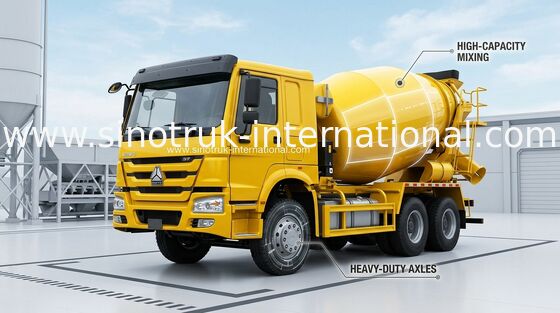 Mischer-LKW SINOTRUK HOWO 12CBM Euro2 336HP 6X4 LHD ZZ5257GJBN4048W
