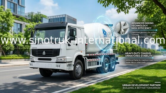 Mischer-LKW 12CBM 336HP 6X4 LHD ZZ5257GJBN4048W SINOTRUK HOWO