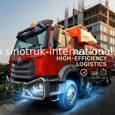 Super Lager HOWO 8×4 Kipper | 371 PS starke Leistung, 27 m³ großes Fassungsvermögen, 80–100 t Schwerlasttransport
