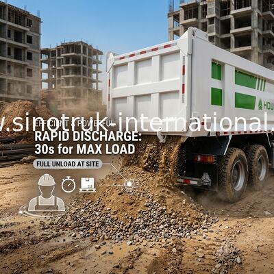 7300*2300*1500mm LKW Schwerlast-Dump Truck für den reibungslosen LKW-Transport RHD/LHD Fahrtyp