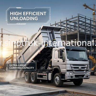 Ein Schleudertruck SINOTRUK HOWO 400 PS 12 Räder LHD 40 Tonnen 30 CBM ZZ3317V3567B1